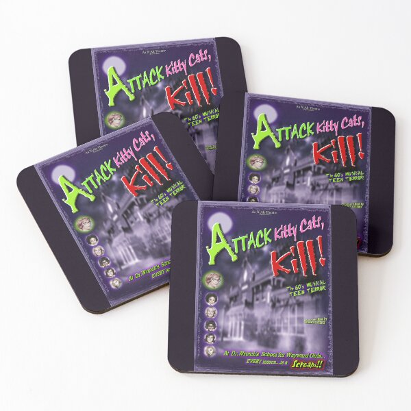 Item preview, Attack Kitty Cats Kill! Poster by SOTERO  designed and sold by SOTERO ART.