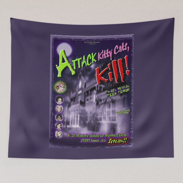 Item preview, Attack Kitty Cats Kill! Poster by SOTERO  designed and sold by SOTERO ART.