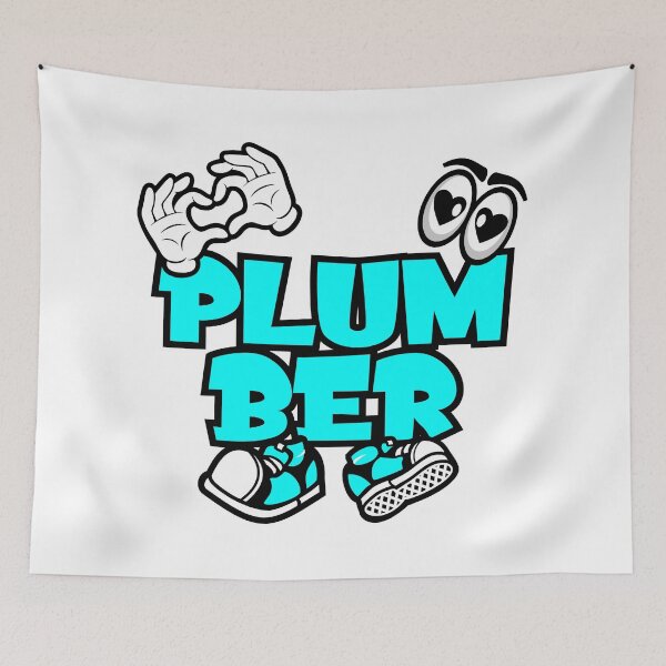 Item preview, PLUMBER - WORK Graffitti Comic Words Funny  designed and sold by NFTWords.