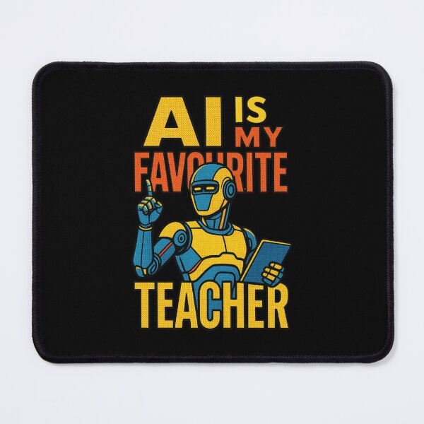 Item preview, AI Is My Favourite Teacher - Funny AI Takeover Future School Robot Teacher designed and sold by TEEJAMBOREE.