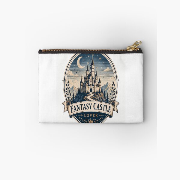 Item preview, Fantasy Castle Lover Vintage Badge | Medieval Castle Emblem Sticker | Fantasy Crest Design designed and sold by Moh-nd-Eg.