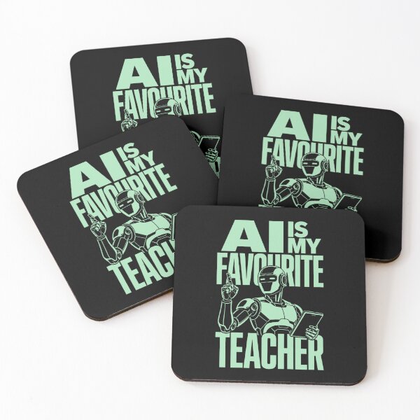 Item preview, AI Is My Favourite Teacher - Funny AI Takeover Future School Robot Teacher  designed and sold by TEEJAMBOREE.