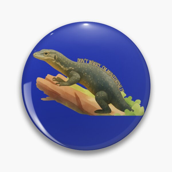 Item preview, I'm Monitoring It Funny Reptile Monitor Lizard Animal Design designed and sold by InkyCorvid.