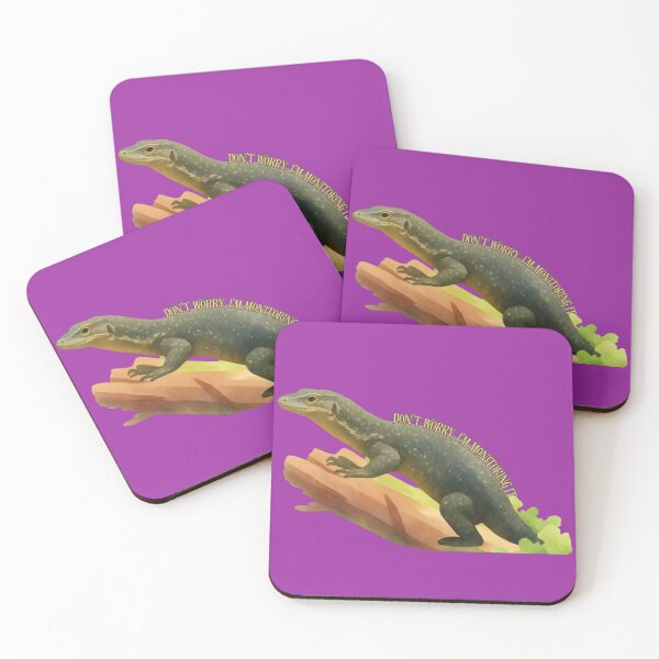 Item preview, I'm Monitoring It Funny Reptile Monitor Lizard Animal Design designed and sold by InkyCorvid.