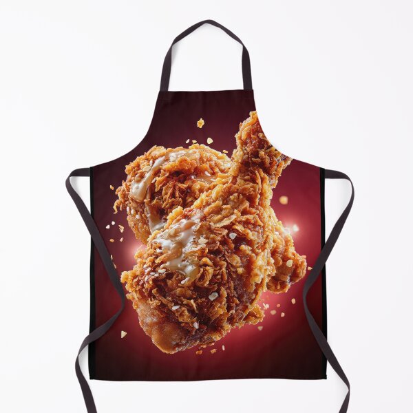 Item preview, Golden Crispy Fried Chicken Drumstick | Crunchy Food Art | Crispy Comfort Food Illustration designed and sold by Grafititee.