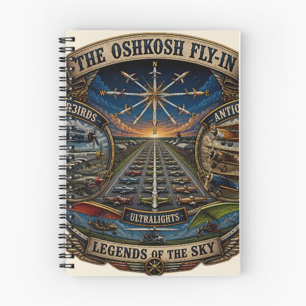 Item preview, Vintage Oshkosh Fly-In - Warbirds, Antiques, & Ultralights designed and sold by Swizzy2vore.