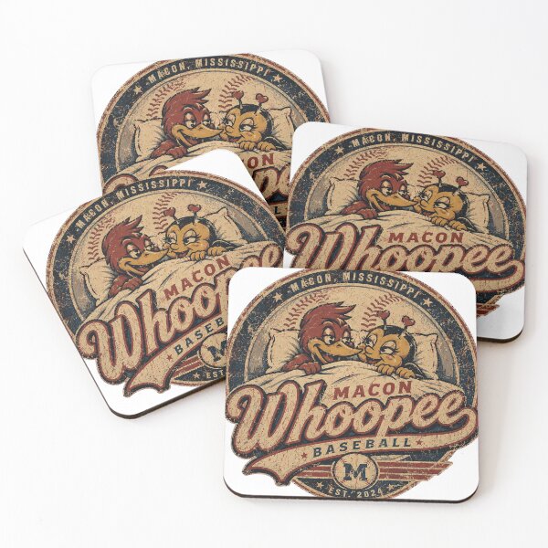 Item preview, Macon Whoopee Baseball Vintage Badge Print, Retro Mascot Design, Funny Team Logo Shirt Graphic designed and sold by TM DESIGNS AND MORE.