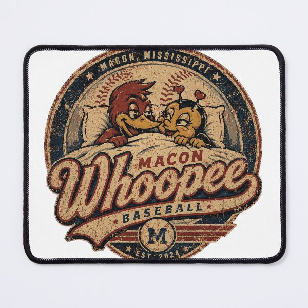 Item preview, Macon Whoopee Baseball Vintage Badge Print, Retro Mascot Design, Funny Team Logo Shirt Graphic designed and sold by TM DESIGNS AND MORE.