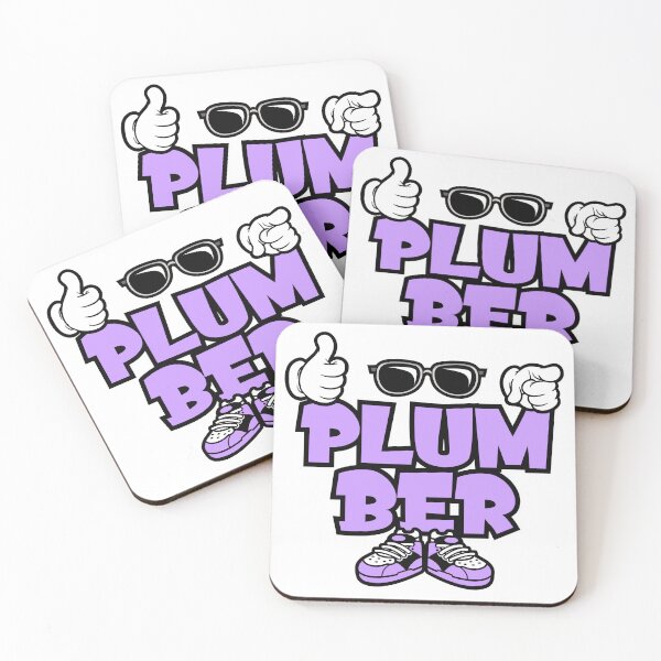 Item preview, PLUMBER - PROFESSIONS Lettering Character Bold Retro designed and sold by NFTWords.