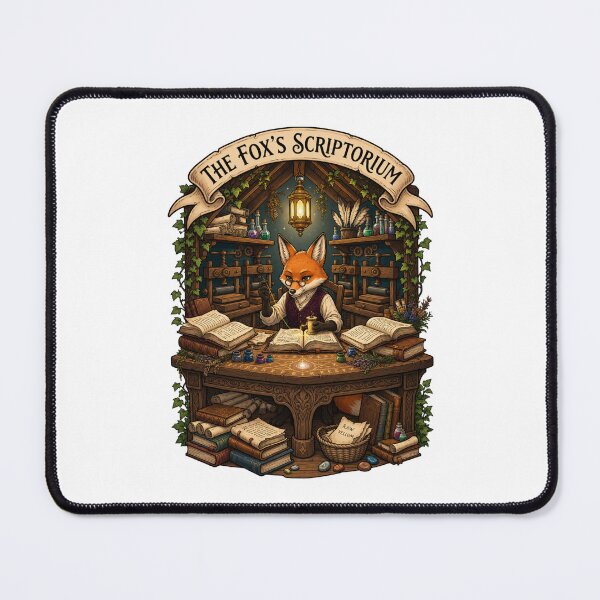 Item preview, The Fox's Scriptorium | Fantasy Manuscript Workshop | Medieval Scribe | Magical Book Maker | Arcane Writing Studio | Woodland Fox designed and sold by MrDev.