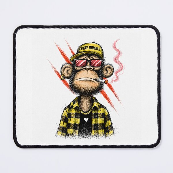 Item preview, Streetwear Monkey Sticker – Cool Urban Ape Sketch designed and sold by DKraftz.