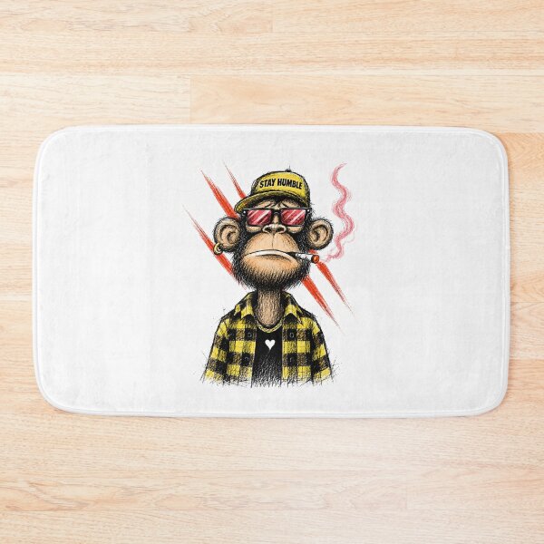 Item preview, Streetwear Monkey Sticker – Cool Urban Ape Sketch designed and sold by DKraftz.