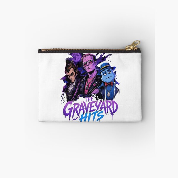 Item preview, The Graveyard Hits Monster Rock Band T-Shirt designed and sold by CerealBoxInk.