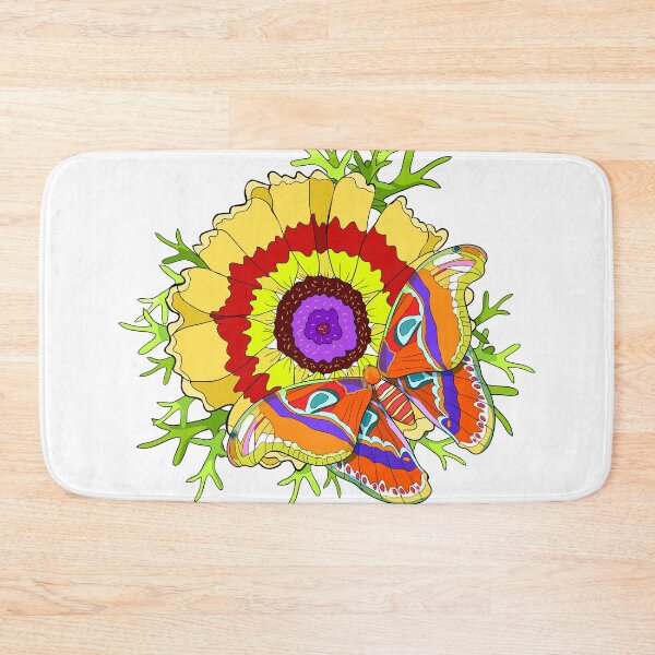 Item preview,  Chrysanthemum Masquerade and Attacus Atlas Butterfly Art designed and sold by OrPolly.