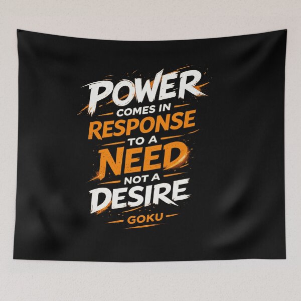 Item preview, Power Comes in Response to a Need – Motivational Typography Quote designed and sold by ArtisticHeart21.