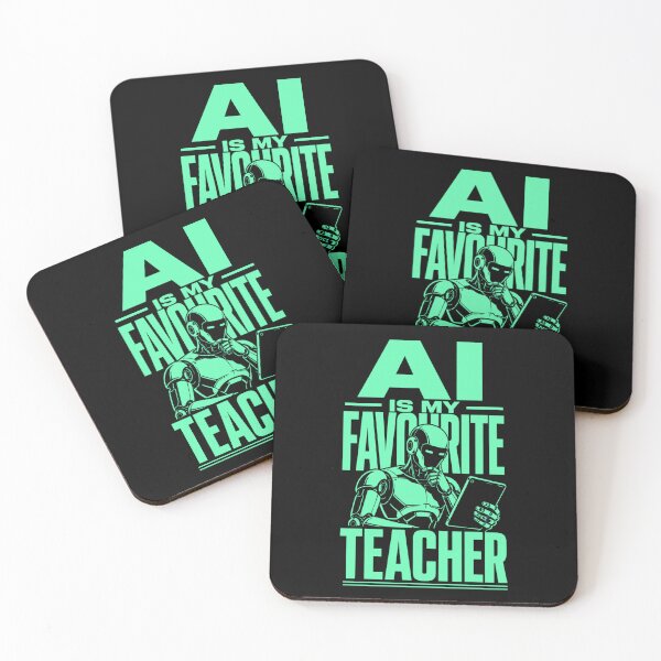 Item preview, AI Is My Favourite Teacher - Funny AI Takeover Future School Robot Teacher  designed and sold by TEEJAMBOREE.