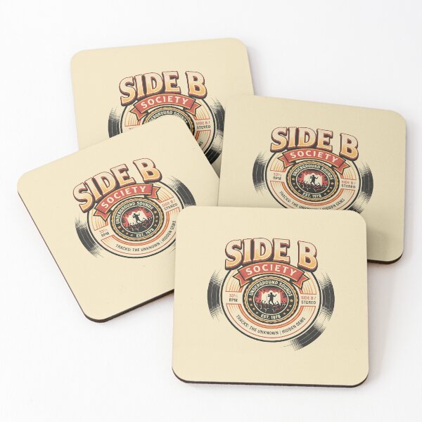 Item preview, Side B Society Vintage Vinyl Record designed and sold by Zazz Lee.