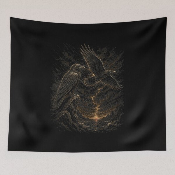 Item preview, Stormborne News — Norse Ravens Crossing the Tempest designed and sold by OblivionRise.