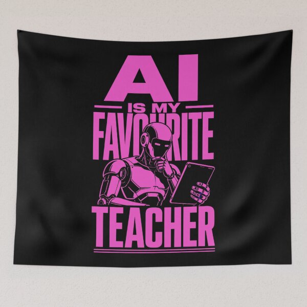 Item preview, AI Is My Favourite Teacher - Funny AI Takeover Future School Robot Teacher  designed and sold by TEEJAMBOREE.