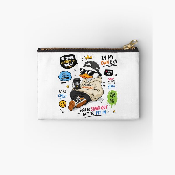 Item preview, Mentally Unbothered Duck Sticker designed and sold by DKraftz.