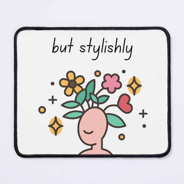 Item preview, Blooming Mind | Self Care Mental Wellness Floral Illustration designed and sold by My Gluten Free Life UK.