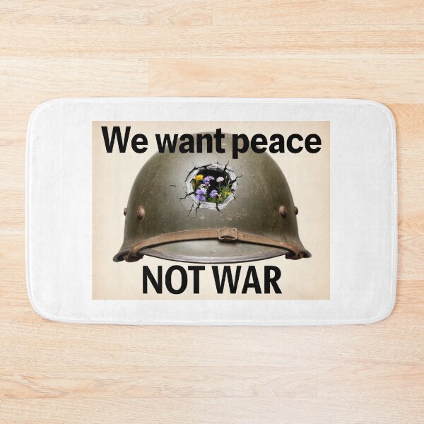 Item preview, We want peace, not war designed and sold by josesouza.