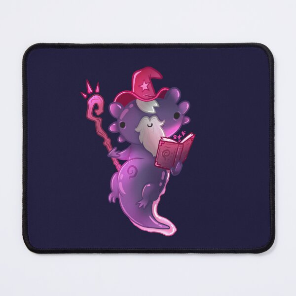 Item preview, Magilbert the axolotl mage designed and sold by Djangle.