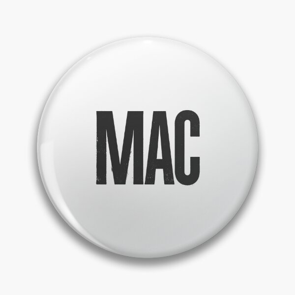 Item preview, MAC in Black Grungy Letters designed and sold by StudioDestruct.