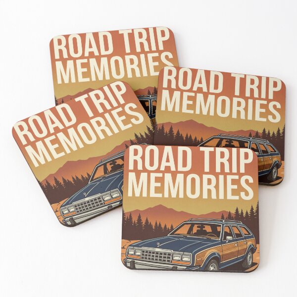 Item preview, Retro Station Wagon Road Trip designed and sold by Dimensionality.