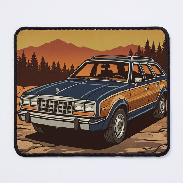 Item preview, Retro Station Wagon Road Trip designed and sold by Dimensionality.