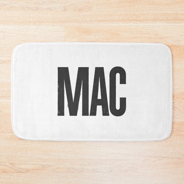 Item preview, MAC in Black Grungy Letters designed and sold by StudioDestruct.