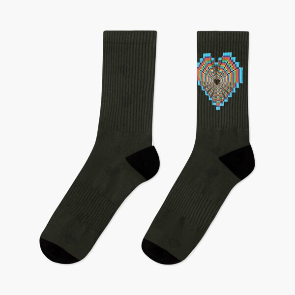 Item preview, Darkest Pixel Heart - Soft CMYK  designed and sold by animinimal.