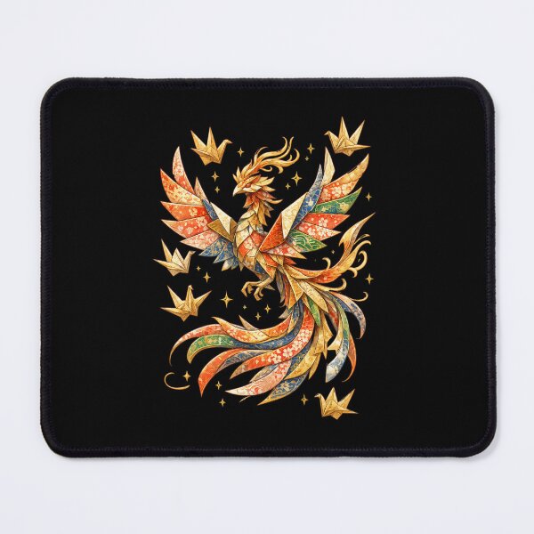 Item preview, Origami Phoenix | Japanese Paper Crane Phoenix | Washi Paper Bird | Mythical Firebird | Sakura Fantasy | Japanese Inspired Art designed and sold by MrDev.