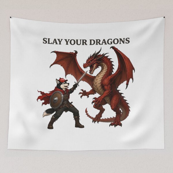 Item preview, Slay Your Dragons designed and sold by Mangurrian Shop.