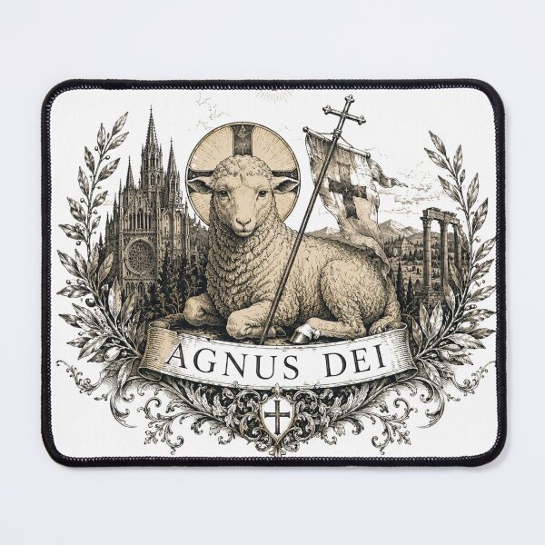 Item preview, AGNUS DEI – The Lamb of God | Vintage Christian Classical Art T-Shirt designed and sold by TheSilmarillion.
