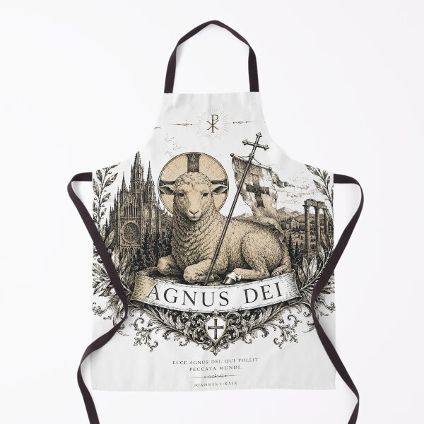 Item preview, AGNUS DEI – The Lamb of God | Vintage Christian Classical Art T-Shirt designed and sold by TheSilmarillion.