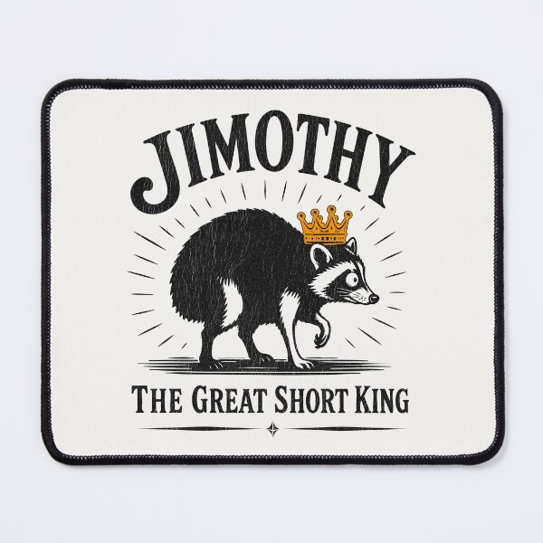 Item preview, Jimothy The Great Short King Raccoon Royalty Funny Vintage designed and sold by CamaleonDesigns.