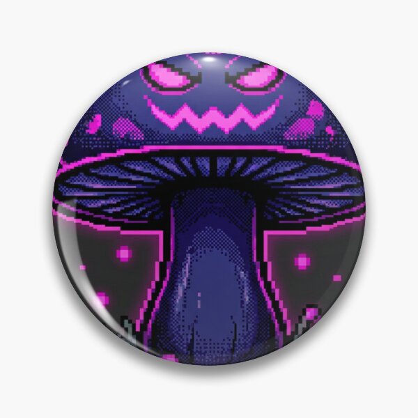 Item preview, Warning Contains Feelings - Toxic Mushroom Pixel Art designed and sold by Arobinoz.
