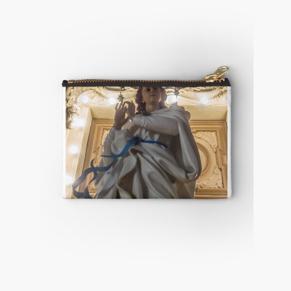 Item preview, Statue Of The Virgin Mary With Crown And Halo Of Stars, Praying Madonna In White Robe designed and sold by Nmallia.