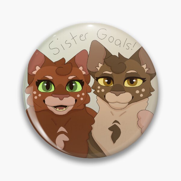Item preview, Sister Goals - Leaf Pool and Squirrel Flight - Fighting Cats (With Background) designed and sold by HeneryettasArt.