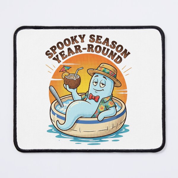 Item preview, Spooky Season Year Round Cereal Ghost T-Shirt designed and sold by CerealBoxInk.