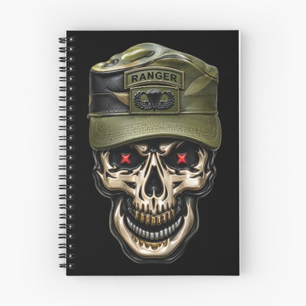 Item preview, Ranger Skull with Patrol Hat - 3D - Enhanced designed and sold by Military Insignia Products.