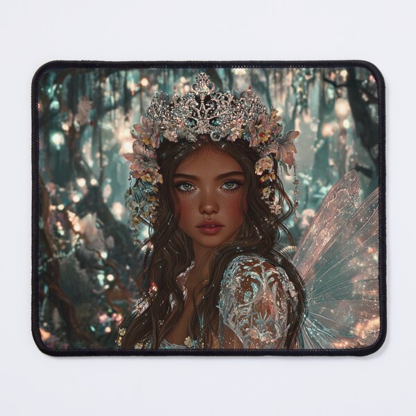 Item preview, Enchanted Fairy Princess With Crystal Tiara designed and sold by Storybook Botanica.