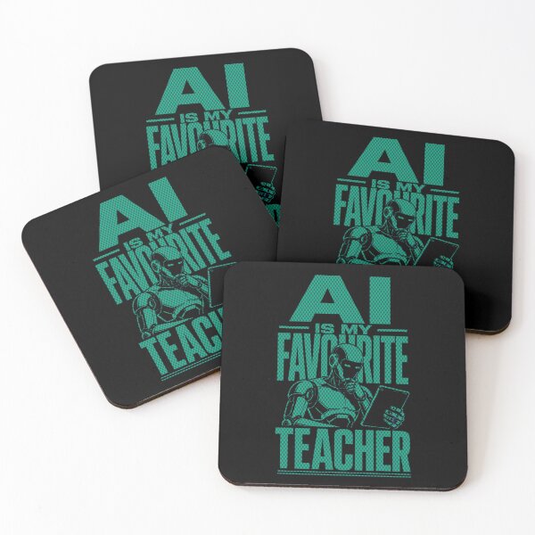 Item preview, AI Is My Favourite Teacher - Funny AI Takeover Future School Robot Teacher  designed and sold by TEEJAMBOREE.