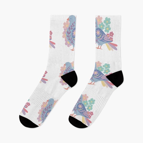 Item preview, Pastel Floral Pigeon designed and sold by IvysCreativityHouse.