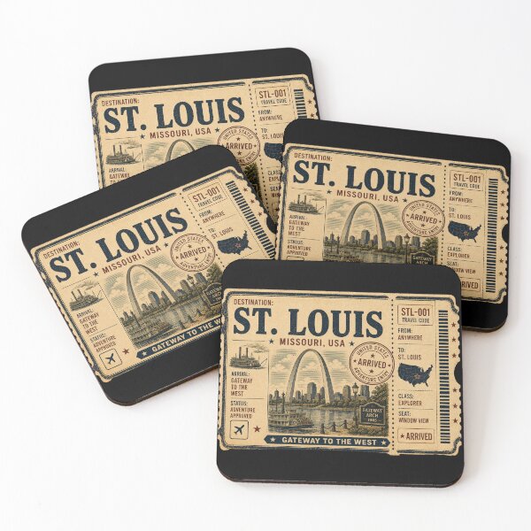 Item preview, St. Louis Vintage Travel Ticket designed and sold by naturalsurvival.