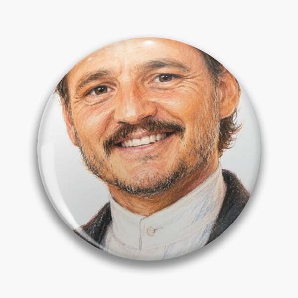 Item preview, Pedro Pascal drawing designed and sold by FeelTheDrawing.