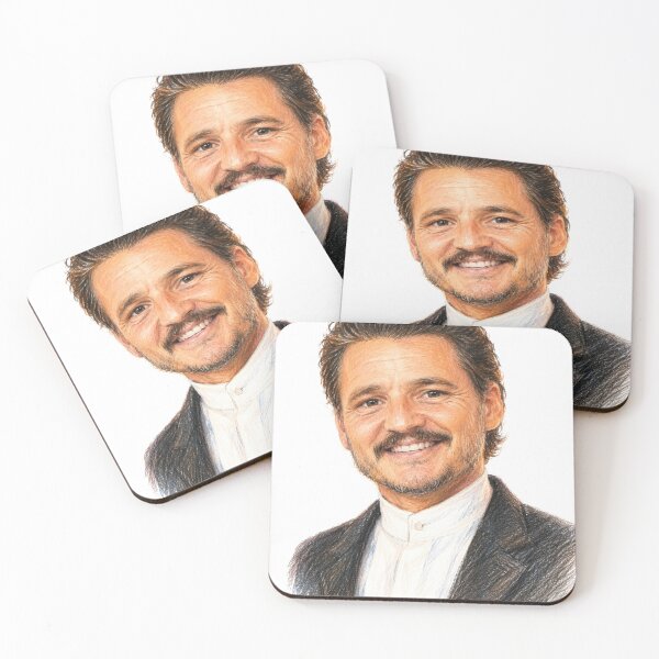 Item preview, Pedro Pascal drawing designed and sold by FeelTheDrawing.