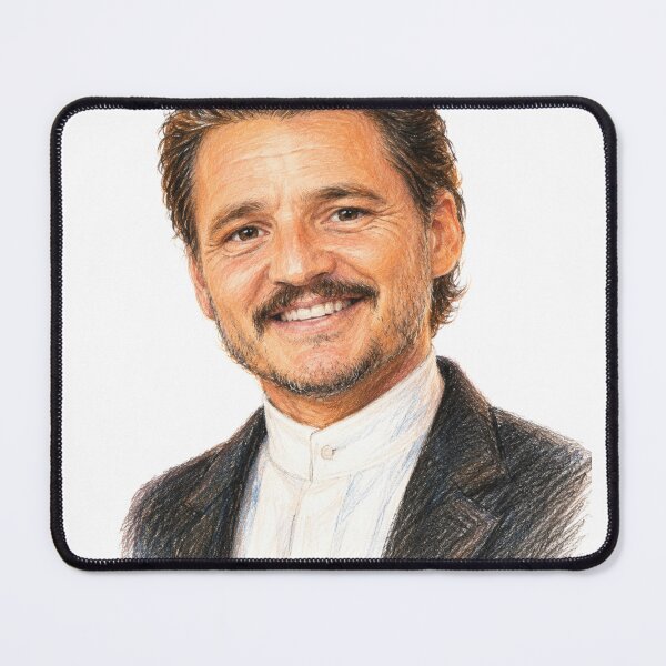 Item preview, Pedro Pascal drawing designed and sold by FeelTheDrawing.