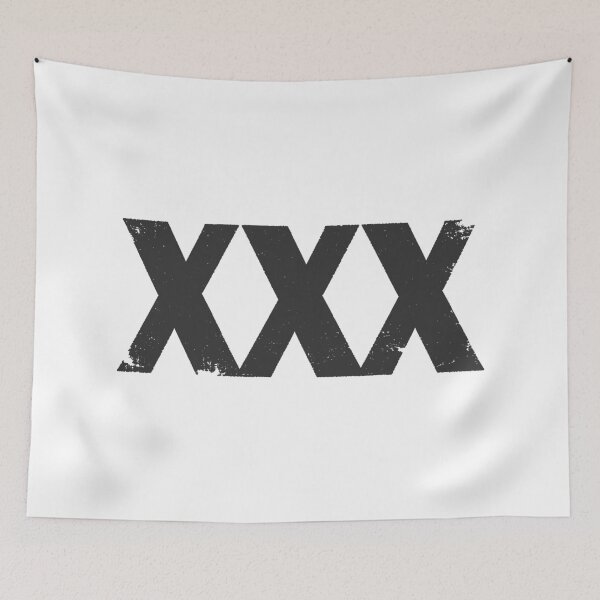 Item preview, XXX in Black Grungy Letters designed and sold by StudioDestruct.